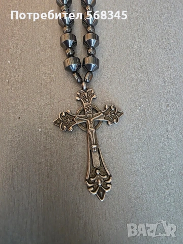 Мъжки гердан от стомана, снимка 5 - Колиета, медальони, синджири - 54041198