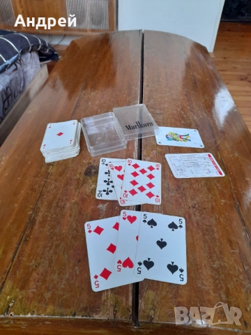 Стари карти за игра Marlboro #3, снимка 4 - Други ценни предмети - 54057379