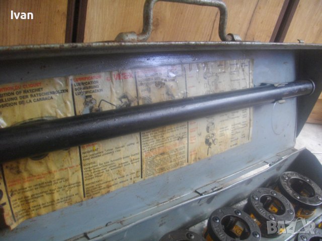 VIRAX Type 62-Made in FRANCE-Винторезка/Винтонарезка/Плашка-Резби Тръби-Куфар/Рамо/Глави-1-1 1/4 Цол, снимка 6 - Други инструменти - 37570280