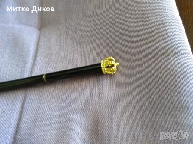 Химикалка ролер метална с коронка с кристали, снимка 6 - Ученически пособия, канцеларски материали - 29589852