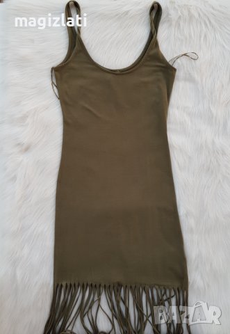 Дамска рокля с ресни XS, снимка 3 - Рокли - 42352168