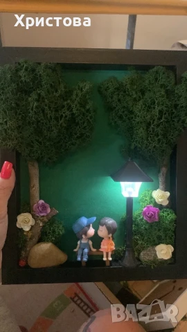 Ръчно изработени 3Д картини със скандинавски мъх, снимка 9 - Картини - 51099815