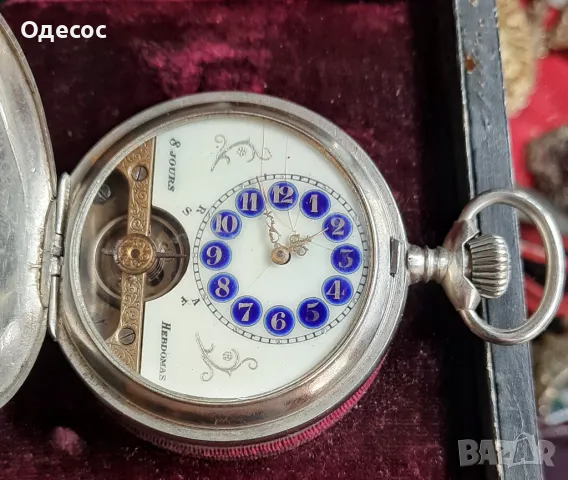 Швейцарски джобен часовник Hebdomas, снимка 1
