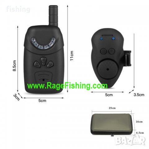 ПРОМО Сигнализатори за сом FL JY-65 4+1, снимка 3 - Такъми - 37953264