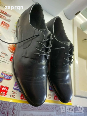 Чисто нови Мъжки кожени обувки Lasocki 2025, снимка 2 - Официални обувки - 51956537