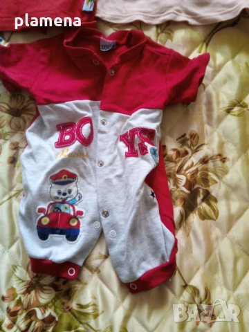 Дрехи за бебета 0-3 месеца, снимка 4 - Детски тениски и потници - 31962469