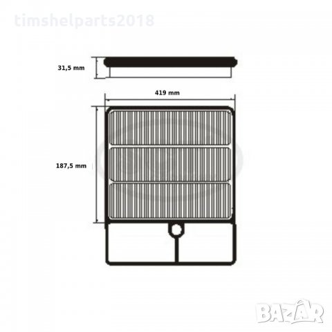 Въздушен и Филтър Купе за Volkswagen VW Golf 4 1J1 Lupo Polo, Голф, Поло, Лупо, снимка 3 - Части - 31866380