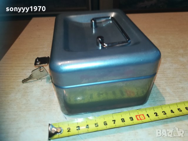метална каса сеиф кутия с 2 ключа 0303211026, снимка 4 - Колекции - 32022730