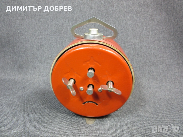 СТАР РЕТРО СОЦ СССР МЕХАНИЧЕН ЧАСОВНИК БУДИЛНИК ВИТЯЗЬ, снимка 4 - Антикварни и старинни предмети - 54268928