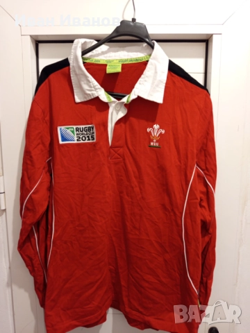 Оригинална ръгби фланелка на Уелс - Световно първенство, снимка 2 - Други спортове - 51708649