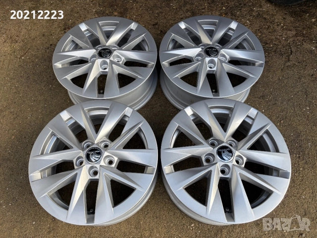 4 броя алуминиеви джанти за Skoda Fabia,Slavia,Scala,Rapid 15, снимка 4 - Гуми и джанти - 52772971