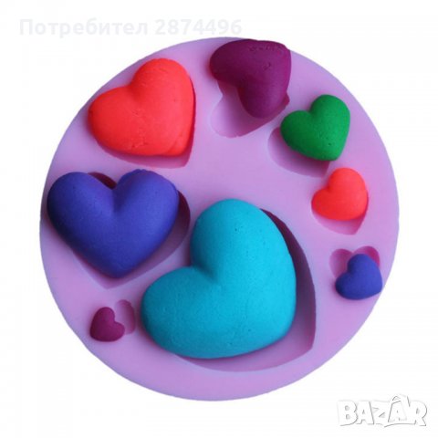 3801 Форма със сърца, снимка 8 - Форми - 39008942