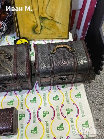 лот от 5 броя дървени кутии , снимка 7 - Колекции - 52321804