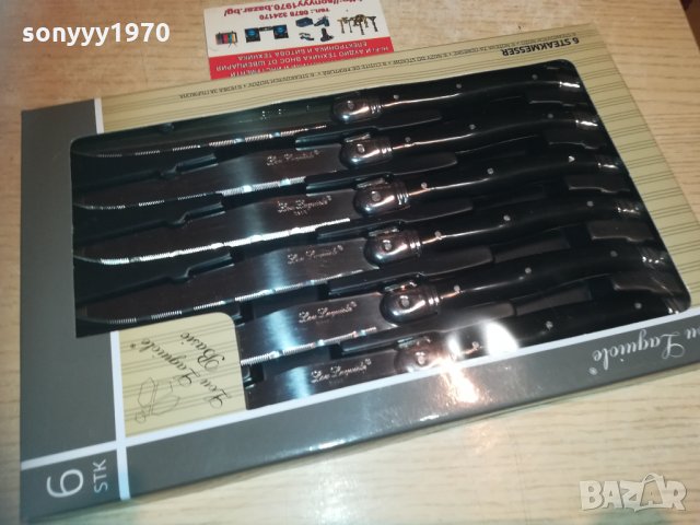 laguiole 6бр BLACK-knives france 2802211925, снимка 14 - Колекции - 31989002