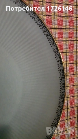 Порцеланови чинии със златен кант 2 броя на Mitterteich, Bavaria, Germany , снимка 6 - Чинии - 54046132