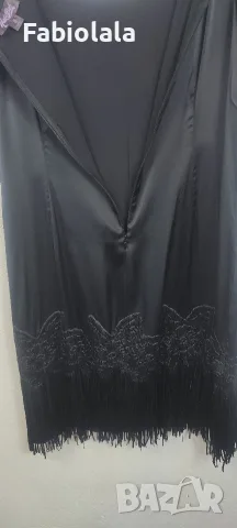 Hale Bob silk stretch dress L , снимка 13 - Рокли - 56149688