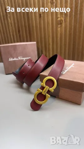 Salvatore Ferragamo Кожен Колан Широчина 2см - 3 Цвята Код SEM-679, снимка 5 - Колани - 55962448