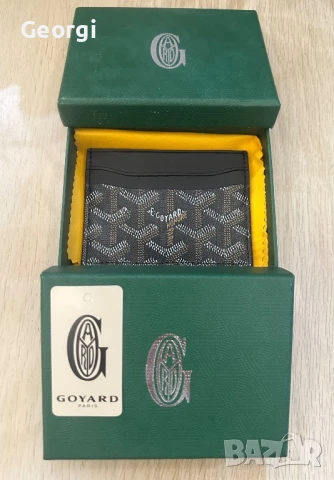 ПРОМОЦИЯ Goyard черен Cardholder Чисто Нов, снимка 4 - Портфейли, портмонета - 51245233