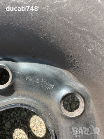4бр. железни джанти с тасове 15" 5x112 - Skoda и VAG групата, снимка 7 - Гуми и джанти - 52065678