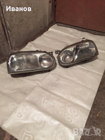 Фар двусекционен Голф 3 vw Golf3 фарове голф3 Н1 Н1 ,Мигачи,Халогени , снимка 4 - Аксесоари и консумативи - 31815585