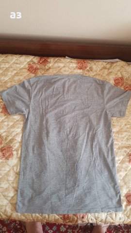 Сива тениска - M размер, снимка 2 - Тениски - 36920603