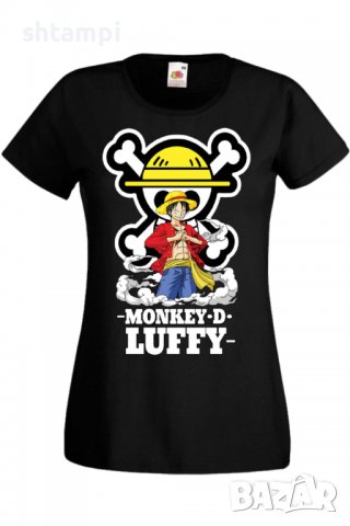Дамска тениска One Piece 07,Анимация,игра,Празник,Повод.