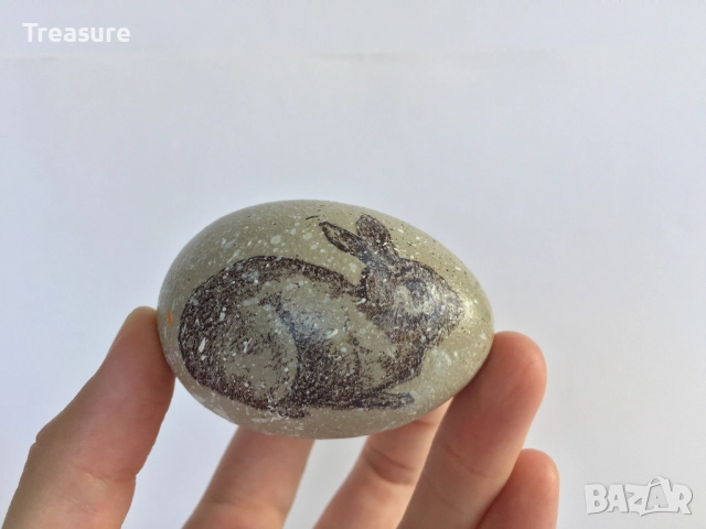 Великденско яйце, дървено №3 - заек, снимка 8 - Декорация за дома - 38194615