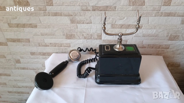 Стар немски телефон с вилка - царско време - 1920" година, снимка 8 - Антикварни и старинни предмети - 53255424
