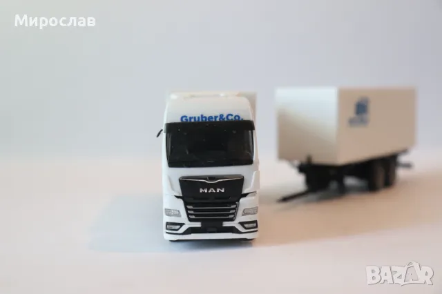 HERPA H0 1/87 MAN КАМИОН МОДЕЛ TIR, снимка 4 - Колекции - 50400815
