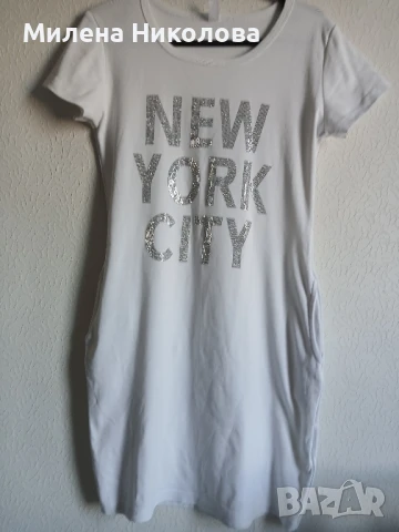 лятна еластична рокля М, снимка 1