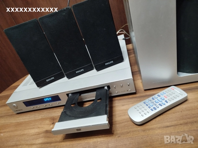 Система за домашно кино CROWN 100w с колони и дистанционно, снимка 4 - Плейъри, домашно кино, прожектори - 52680957