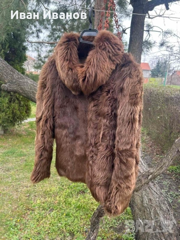 Кожух от естествен косъм, снимка 2 - Палта, манта - 53997360