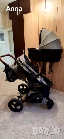 LORELLI Premium Комбинирана количка 2в1 BOSTON DOLPHIN GREY, снимка 8 - Детски колички - 54074696