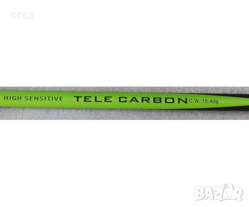 Телескоп с водачи DAIWA FRECCIA BOLO – карбоново болонезе 4-5 м, снимка 2 - Въдици - 25912517