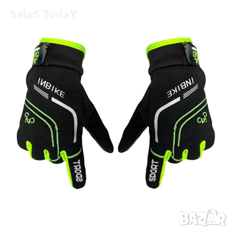 Ръкавици за спорт, велосипед, тротинетка и др., жълто зелени, снимка 3 - Спортна екипировка - 50161707