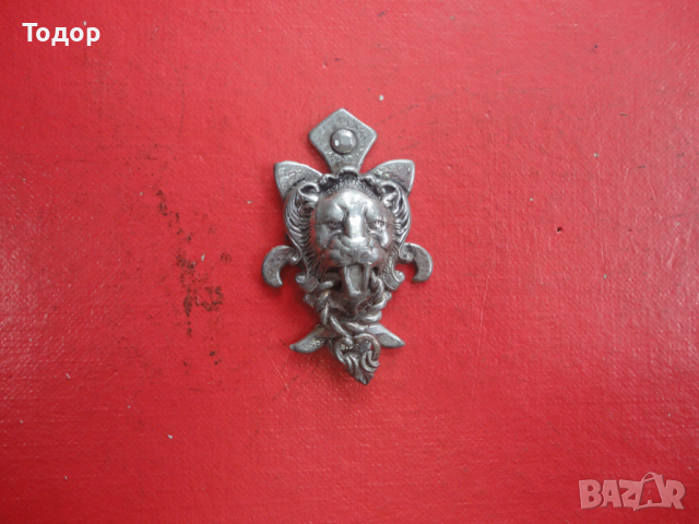 Старинно чукало лъв миниатюура , снимка 6 - Колекции - 44714467