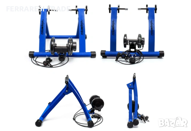 Велотренажор relaxdays  с  6 степени ново , снимка 2 - Аксесоари за велосипеди - 53350769