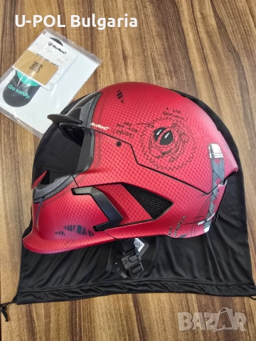 RuRoc RG2 Deadpool - Ски каска и очила