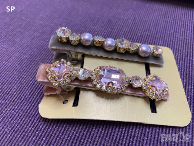 Шноли с камъни, снимка 2 - Аксесоари за коса - 34296712