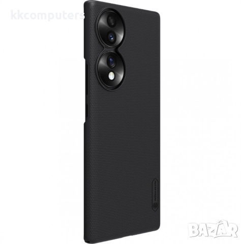 NILLKIN Frosted Shield калъф за Honor 70 5G – твърд матов гръб, черен и Скрийн Протектор, снимка 2 - Калъфи, кейсове - 52061420
