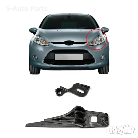 Комплект щипки за захващане на фар за Ford Fiesta MK6 Pre-Face, снимка 3 - Аксесоари и консумативи - 55844517
