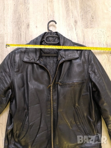 Мъжко кожено яке, снимка 5 - Якета - 52512505