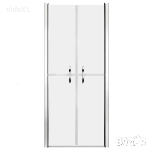 vidaXL Врата за душ, матирано ESG стъкло, 96x190 см, снимка 3 - Душове - 56146088