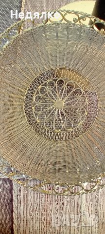 Стара красива руска фруктиера,бял метал, снимка 7 - Антикварни и старинни предмети - 42652344