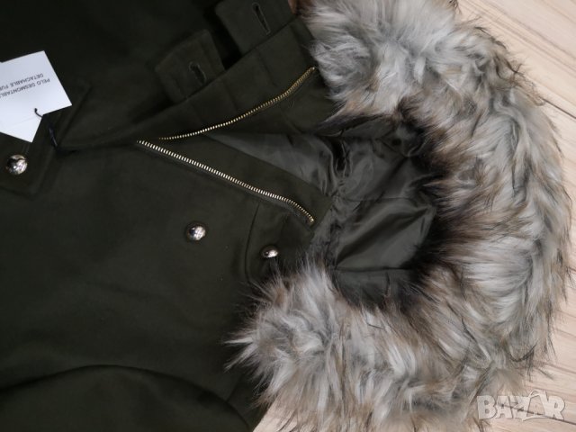 Зелено палто Зара, снимка 8 - Палта, манта - 30211418