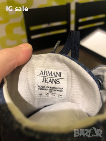 Кецове Аrmani jeans, снимка 2 - Кецове - 38379599