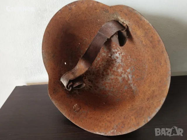 Военна българска каска от войната М36Б ., снимка 7 - Антикварни и старинни предмети - 56480039