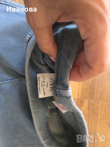 2 бр. дънки Zara, снимка 3 - Детски панталони и дънки - 51510486