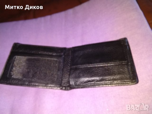 Портфейл Джи марков естествена кожа 115х90мм, снимка 5 - Портфейли, портмонета - 29753997