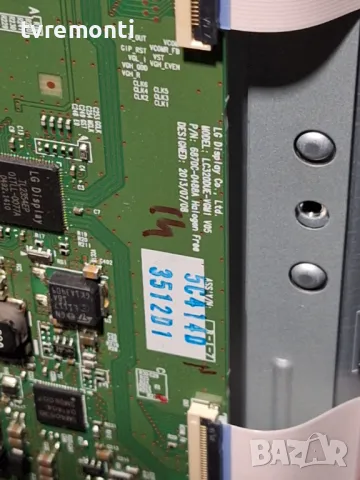 TCon BOARD ,LC320DUE-VGM1 V05 ,6870C-0488A от телевизор LG 32LB580V For 32Inc Display LC320DUE-FGA4, снимка 2 - Части и Платки - 48382147